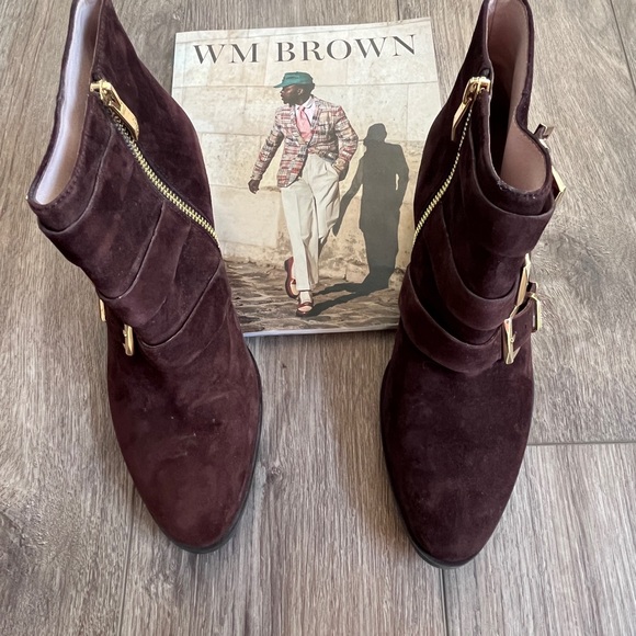 Western/Cowboy Vince Camuto Tipper Brown Suede Bootie! - Picture 3 of 4